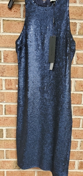 Halston collection Short sequined dress size 8 - Picture 1 of 3